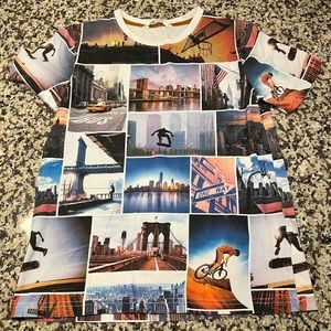 Boys H&M Skateboarding Shirt 10-12